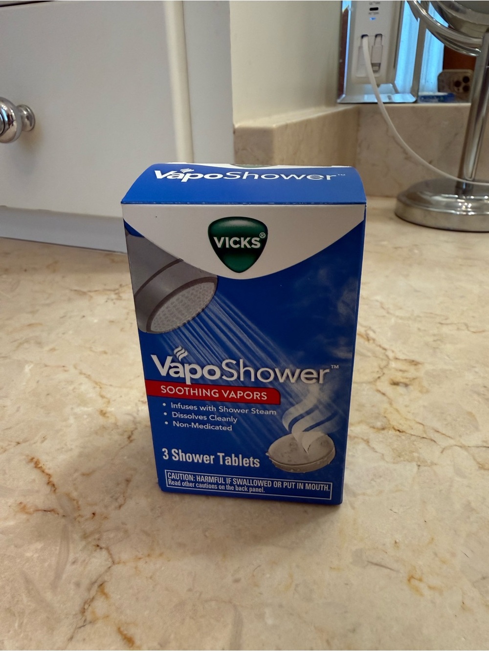 Vicks VapoShower Soothing Vapors Shower Tablets - Blue